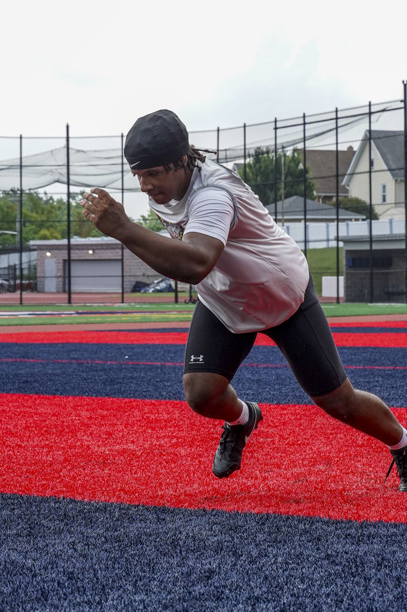 Linemen training at Big Man's Camp